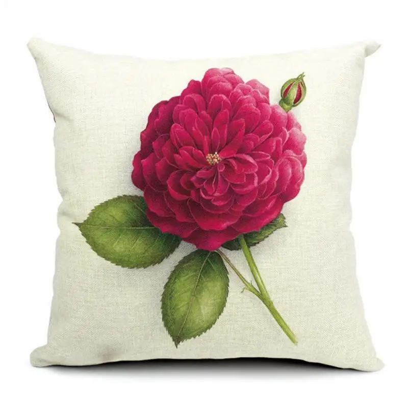 45*45cm Pillowcase 3D Rose Printed Pillow Cover Linen Throw Pillow Case For Living Room Bed Room Flower Peony Small Fresh
45*45cm Pillowcase 3D Rose Printed Pillow Cover Linen Throw Pillow Case For Living Room Bed Room Flower Peony Small Fresh
