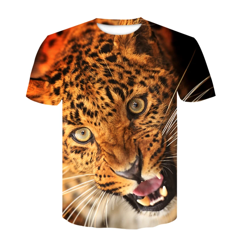 Harajuku 3d Printed Leopard Head T-shirt Men Summmer Tops Tees Animal Short Sleeve O-neck Tshirt Streetwear men's Shirts
Harajuku 3d Printed Leopard Head T-shirt Men Summmer Tops Tees Animal Short Sleeve O-neck Tshirt Streetwear men's Shirts