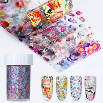 4*100cm sparkly Nail Foil Colorful Flower Nail Art Transfer Sticker Decoration Glitter Decal
4*100cm sparkly Nail Foil Colorful Flower Nail Art Transfer Sticker Decoration Glitter Decal