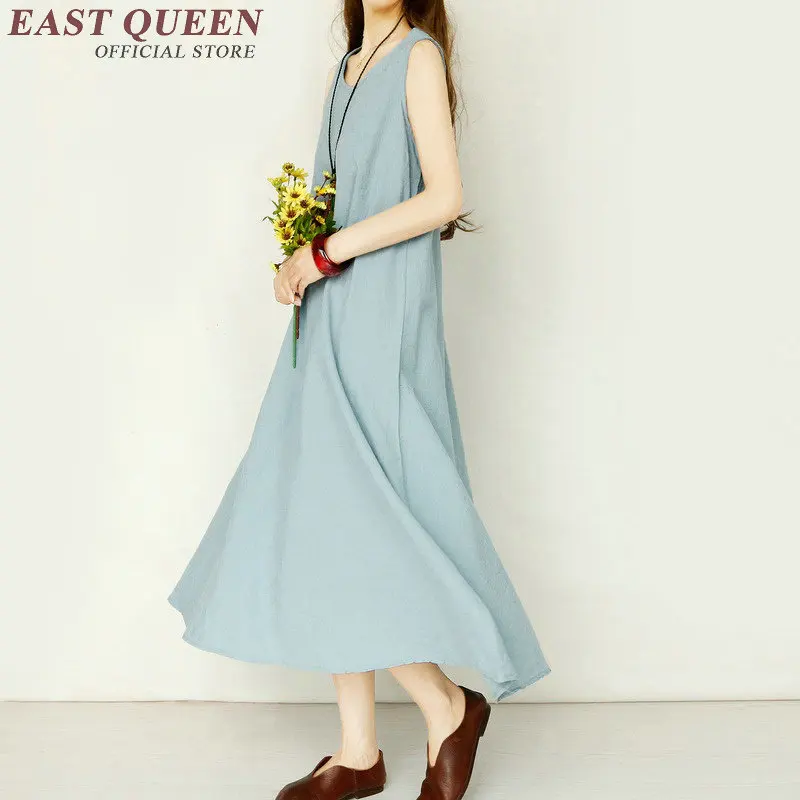 Natural woman long summer sundresses round neck white cotton sundress ankle length long tank top dress free size NN0755 YQ
Natural woman long summer sundresses round neck white cotton sundress ankle length long tank top dress free size NN0755 YQ