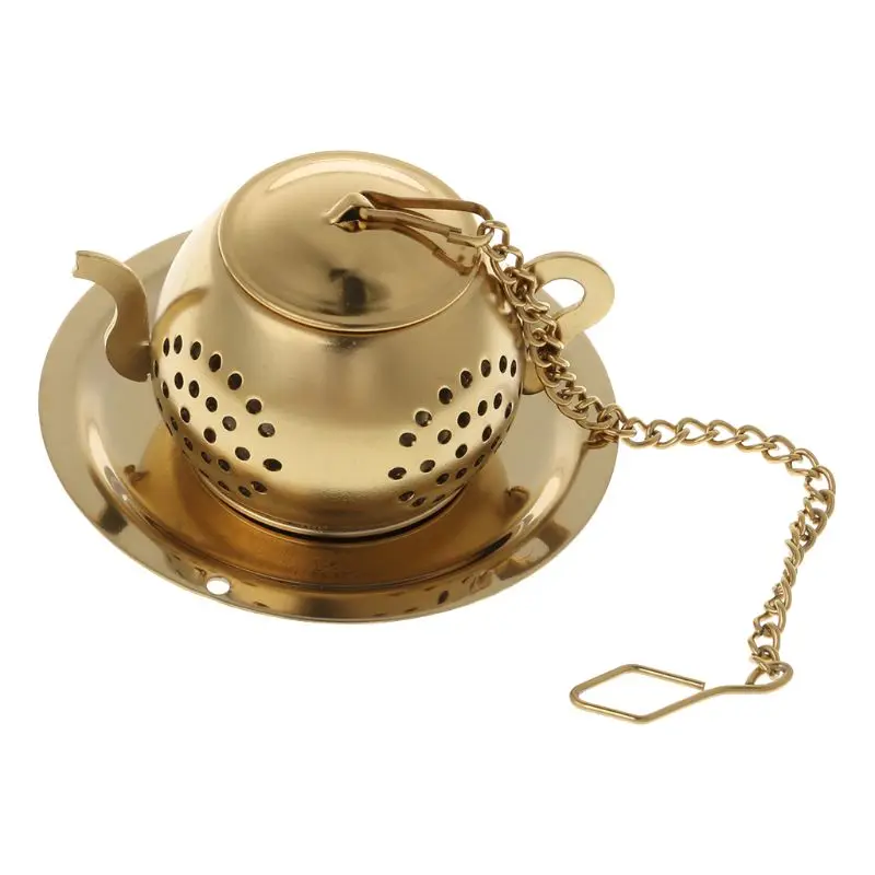 Reusable Stainless Steel Loose Leaf Tea Ball Spice Strainer Infuser Filter Herbal With Lid Kitchen Accessories
Reusable Stainless Steel Loose Leaf Tea Ball Spice Strainer Infuser Filter Herbal With Lid Kitchen Accessories