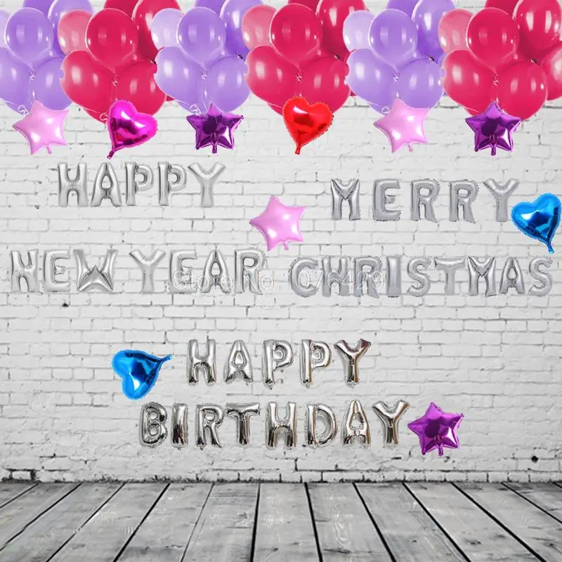 16 Inch Foil Balloons Silver Letters Words Phrases Birthday Wedding Love Xmas Party Festival Decoration Supplies
16 Inch Foil Balloons Silver Letters Words Phrases Birthday Wedding Love Xmas Party Festival Decoration Supplies