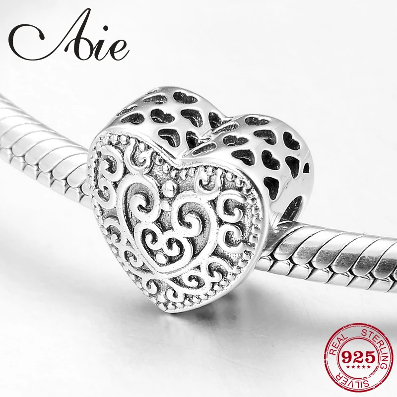 New 925 Sterling Silver Heart shape Beads Fit Pandora Womens Charm Bracelets DIY Jewelry Girlfriend Gift
New 925 Sterling Silver Heart shape Beads Fit Pandora Womens Charm Bracelets DIY Jewelry Girlfriend Gift