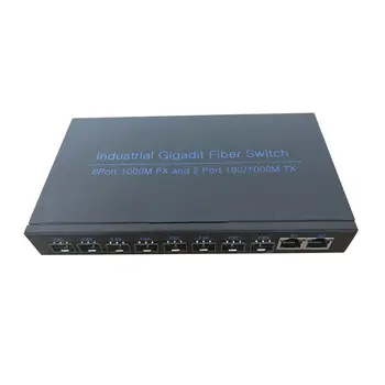 Industrial All Gigabit 8 Optical 2 Switch All Gigabit 8 Optical 2 Transceiver SFP Interface High and Low Temperature Resistance
Industrial All Gigabit 8 Optical 2 Switch All Gigabit 8 Optical 2 Transceiver SFP Interface High and Low Temperature Resistance