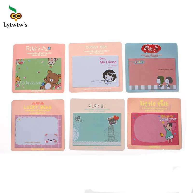 5 Piece Lytwtw's New Korean Memo Pads Sticky Notes Creative Stationery Post DIY Notepad Filofax Office Supplies School Kawaii
5 Piece Lytwtw's New Korean Memo Pads Sticky Notes Creative Stationery Post DIY Notepad Filofax Office Supplies School Kawaii