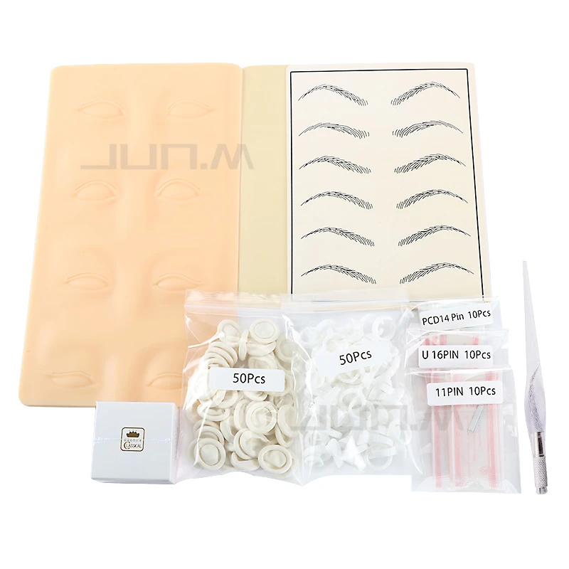 Eyebrow Kit Permanent Makeup Machine Tattoo Eyebrow Tattoo Microblading Pen Kits With 30Pcs Needle Blade Ring Cup Practice Skin
Eyebrow Kit Permanent Makeup Machine Tattoo Eyebrow Tattoo Microblading Pen Kits With 30Pcs Needle Blade Ring Cup Practice Skin