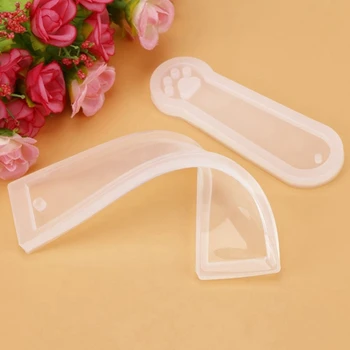 3 Pcs Diy Bookmark Mould Making Epoxy Jewelry Diy Craft Silicone Transparent Mold
3 Pcs Diy Bookmark Mould Making Epoxy Jewelry Diy Craft Silicone Transparent Mold