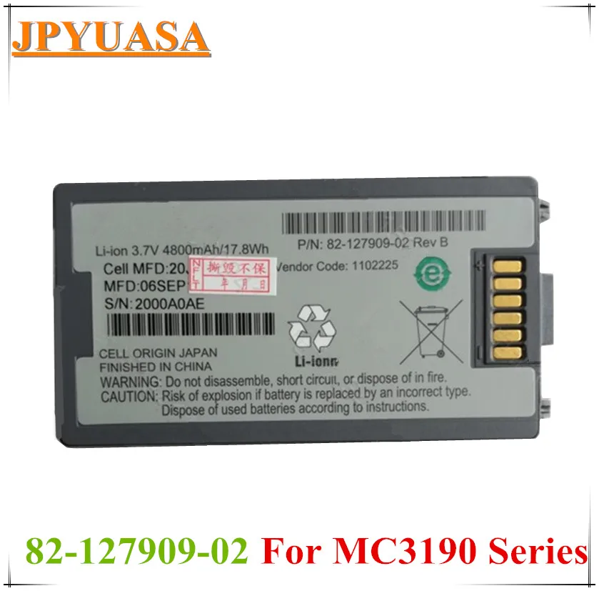 7XINbox 3.7V 4800mAh 82-127909-02 Battery For Symbol mc30 mc3090 mc3100 mc3190g MC3190R MC3190Z MC3190S MC3190G MC31X0
7XINbox 3.7V 4800mAh 82-127909-02 Battery For Symbol mc30 mc3090 mc3100 mc3190g MC3190R MC3190Z MC3190S MC3190G MC31X0