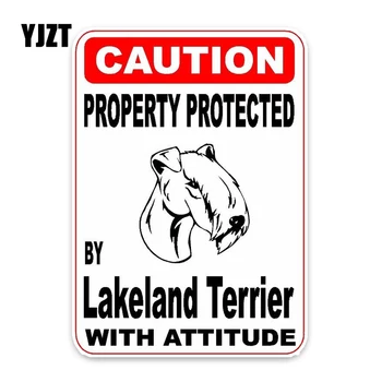 YJZT 15*11.4CM Property Protected By Lakeland Terrier Dog Sketch Car Bumper Window Decoration Car Sticker C1-4730
YJZT 15*11.4CM Property Protected By Lakeland Terrier Dog Sketch Car Bumper Window Decoration Car Sticker C1-4730