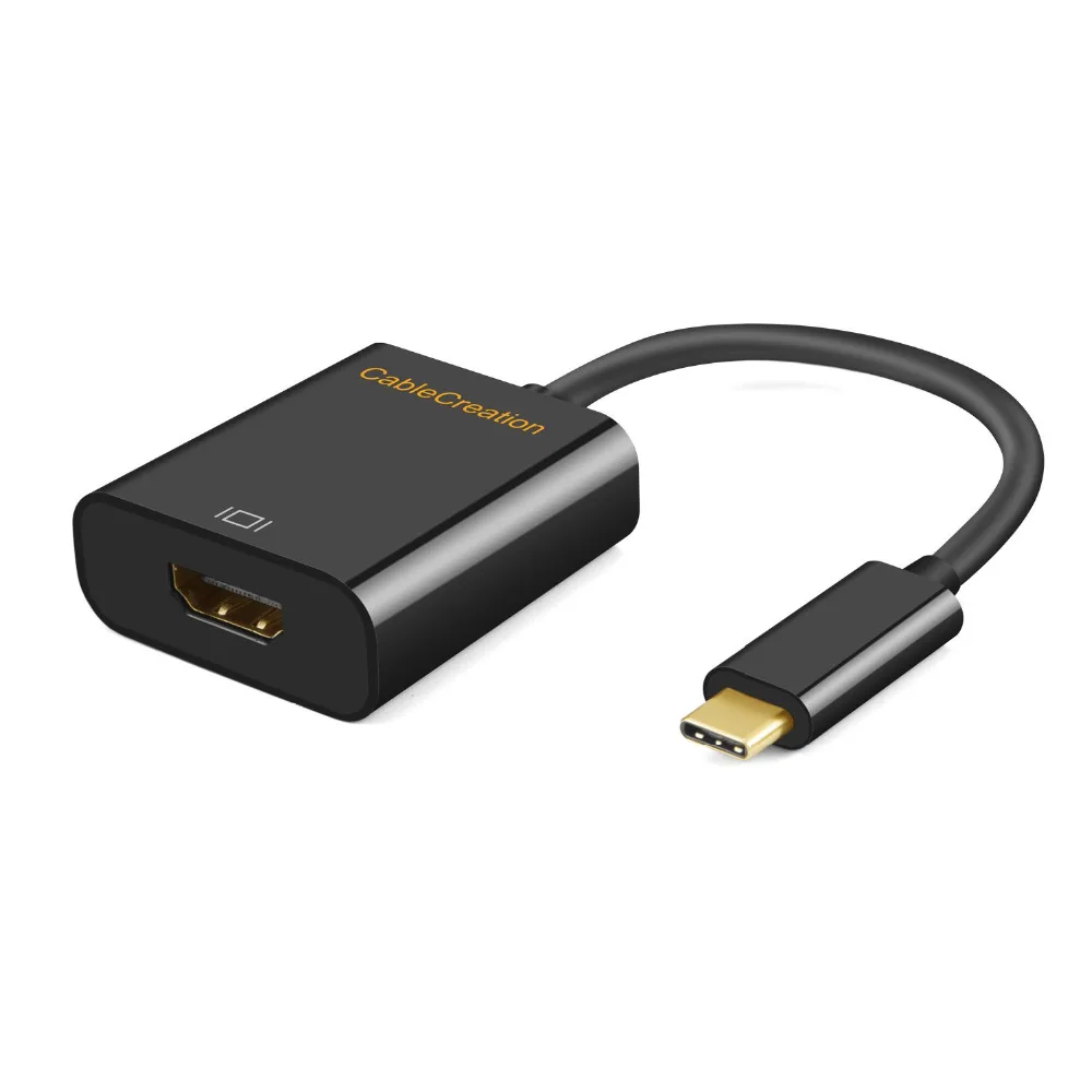USB C to HDMI 4K @60Hz, CableCreation Type C (Compatible Thunderbolt 3) to HDMI Adapter, Compatible MacBook Pro/MacBook Air 2018
USB C to HDMI 4K @60Hz, CableCreation Type C (Compatible Thunderbolt 3) to HDMI Adapter, Compatible MacBook Pro/MacBook Air 2018