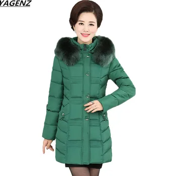 Winter Jackets Coats Women Parkas 2018 New Mother Clothing Thicke Down Cotton Jacket Medium Long Outerwear Plus Size 5XL YAGENZ
Winter Jackets Coats Women Parkas 2018 New Mother Clothing Thicke Down Cotton Jacket Medium Long Outerwear Plus Size 5XL YAGENZ