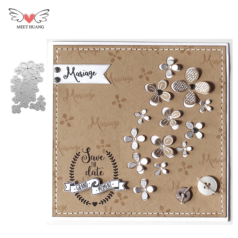 New Flowers metal Cutting Dies For Scrapbooking Silvor Carbon Steel Craft Dies Cut Stamp Embossing Paper Card making
New Flowers metal Cutting Dies For Scrapbooking Silvor Carbon Steel Craft Dies Cut Stamp Embossing Paper Card making