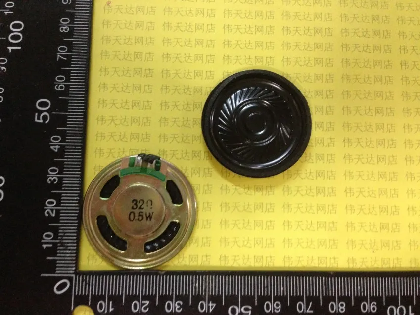 New Ultra-thin Mini sound speaker 32 ohms Euro 0.5 Watt 32R 0.5W Horn speaker Diameter 36MM 3.6CM Loud speaker
New Ultra-thin Mini sound speaker 32 ohms Euro 0.5 Watt 32R 0.5W Horn speaker Diameter 36MM 3.6CM Loud speaker