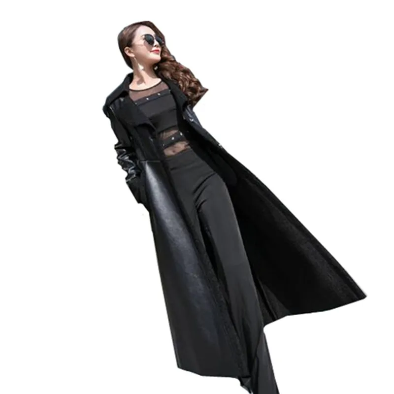 2019 New Slim Show Thin Fashion Lapel Leather Overcoats Warm Lamb Hair Women's Basic Coats Long Leather Women's Jackets Winter
2019 New Slim Show Thin Fashion Lapel Leather Overcoats Warm Lamb Hair Women's Basic Coats Long Leather Women's Jackets Winter