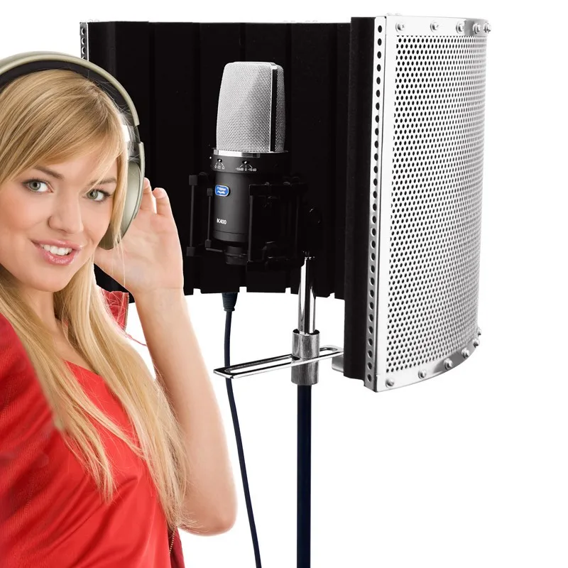 Alctron PF32 Recording microphone wind screen sound-absorbing cover condenser microphone sound insulation screen control system
Alctron PF32 Recording microphone wind screen sound-absorbing cover condenser microphone sound insulation screen control system