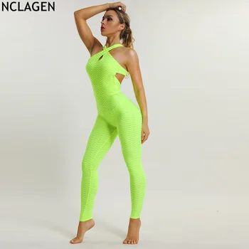 NCLAGEN 2018 New Women Autumn Sexy Slim Fitness Romper Overalls Workout Yogaing Gyms Scrunch Booty Butt Activewear Pink Jumpsuit
NCLAGEN 2018 New Women Autumn Sexy Slim Fitness Romper Overalls Workout Yogaing Gyms Scrunch Booty Butt Activewear Pink Jumpsuit