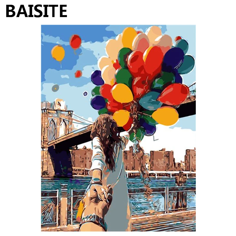 BAISITE DIY Oil Painting By Numbers Frameless Pictures On Canvas Modern Wall Pictures Art For Living Room Home Decoration E510
BAISITE DIY Oil Painting By Numbers Frameless Pictures On Canvas Modern Wall Pictures Art For Living Room Home Decoration E510