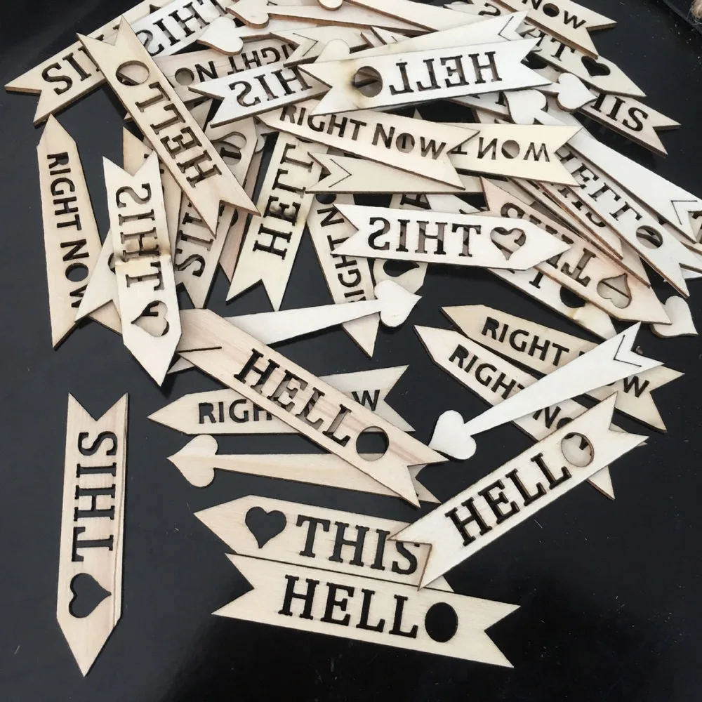 50pcs Wedding Direction Indicator Wooden Blank Unfinished Wood Slices Discs Cutout Pieces DIY Crafts Projects
50pcs Wedding Direction Indicator Wooden Blank Unfinished Wood Slices Discs Cutout Pieces DIY Crafts Projects