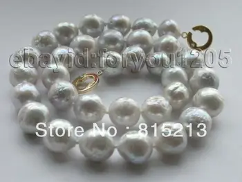 ddh001495 18" Genuine Natural 11.5-13mm white Reborn Keshi nucleate Edison Pearl Necklace
ddh001495 18" Genuine Natural 11.5-13mm white Reborn Keshi nucleate Edison Pearl Necklace