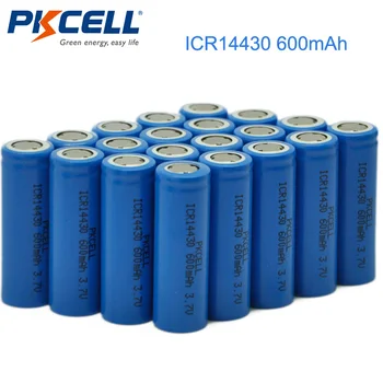 20Pcs PKCELL 14430 Battery 3.7 V 600mAh ICR 14430 li-ion Rechargeable Battery Batteries For Landscape Lighting
20Pcs PKCELL 14430 Battery 3.7 V 600mAh ICR 14430 li-ion Rechargeable Battery Batteries For Landscape Lighting