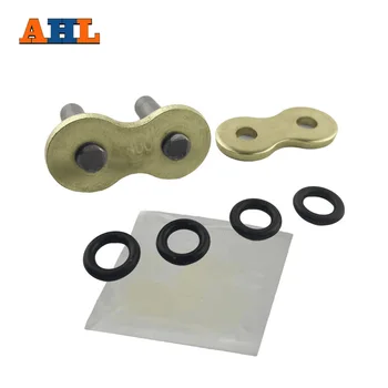 AHL Motorcycle Drive Chain O-Ring O Ring 428 Gold Chain Master Joint Links Clip For Dirt Bike Road Motor Connector lock
AHL Motorcycle Drive Chain O-Ring O Ring 428 Gold Chain Master Joint Links Clip For Dirt Bike Road Motor Connector lock