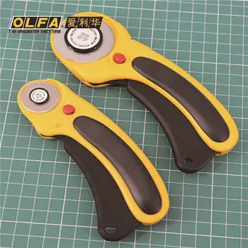 

OLFA Deluxe Ergonomic Rotary Cutter RTY-1/DX RTY-2/DX RTY-3/DX Stainless Steel Blade OLFA RB60 RB28 PIB45 RB45