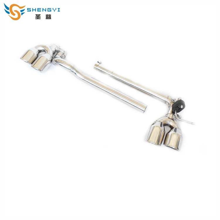 Good quality muffler tip bilaterial double stainless steel car modified exhaust tail throat muffler tail fit for Audi 12-16A3 A4
Good quality muffler tip bilaterial double stainless steel car modified exhaust tail throat muffler tail fit for Audi 12-16A3 A4