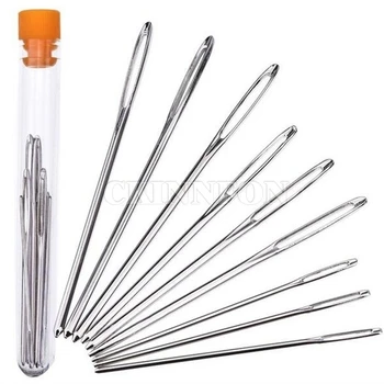 DHL 200set 9pcs/set Large Eye Sewing Bodkin Needles Stainless Steel Wool Sewing Embroidery
DHL 200set 9pcs/set Large Eye Sewing Bodkin Needles Stainless Steel Wool Sewing Embroidery