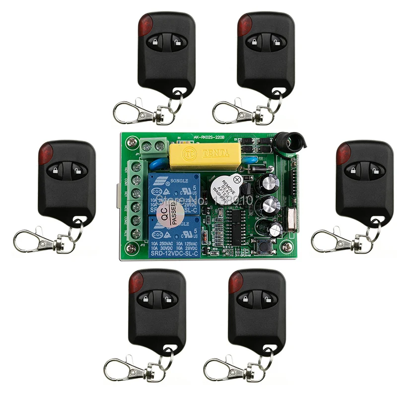 Hot Sales AC220V 10A 2CH 315MHz/433MHZ Wireless RF Remote Control Switch teleswitch 6* cat eye Transmitter+ 1*Receiver
Hot Sales AC220V 10A 2CH 315MHz/433MHZ Wireless RF Remote Control Switch teleswitch 6* cat eye Transmitter+ 1*Receiver