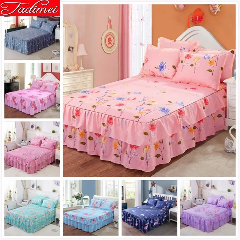 High Quality Soft Cotton Bed Linen Adult Kids Girl Bed Skirts Single Twin Full Queen King Size Bedspreads 1.5m 1.8m 2m Bed Cover
High Quality Soft Cotton Bed Linen Adult Kids Girl Bed Skirts Single Twin Full Queen King Size Bedspreads 1.5m 1.8m 2m Bed Cover
