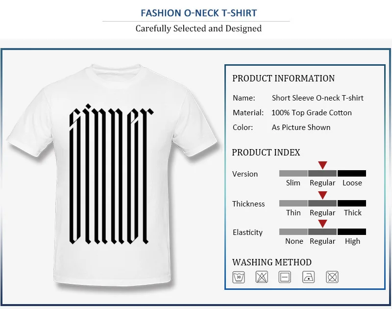 Tops T Shirt SINNER Lovers Day 2018 Fashion Leisure Short Sleeve 100% Cotton O-Neck Adult T-Shirt Leisure Clothing Shirt SINNER