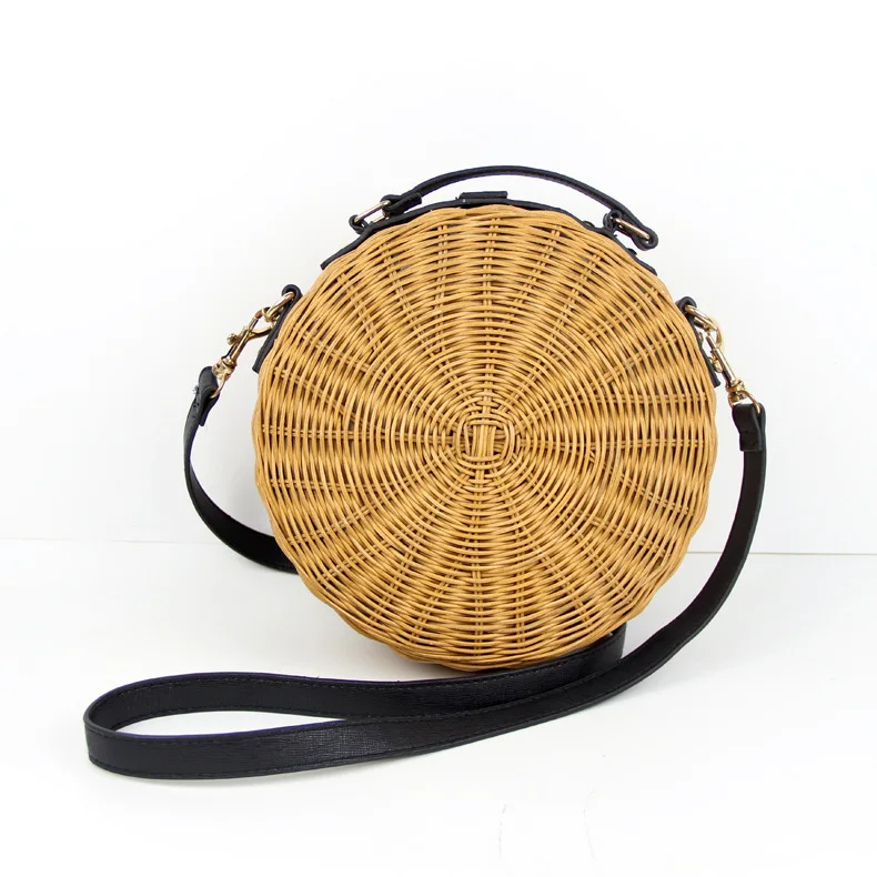 Summer New Women Straw Bag Bohemian Bali Rattan Beach Handbag Small Circle Lady Vintage Crossbody Handmade Kintted Shoulder Bags
Summer New Women Straw Bag Bohemian Bali Rattan Beach Handbag Small Circle Lady Vintage Crossbody Handmade Kintted Shoulder Bags