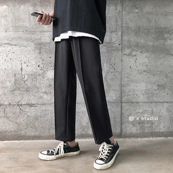 Summer New Suit Pants Men's Fashion Solid Color Straight Business Casual Pants Man Streetwear Wild Loose Social Men Pants
Summer New Suit Pants Men's Fashion Solid Color Straight Business Casual Pants Man Streetwear Wild Loose Social Men Pants