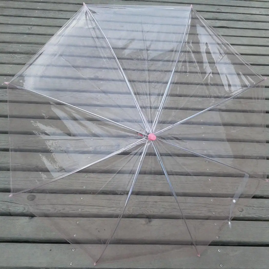 2019 New Semi-Automatic Unisex Long Handle Straight Stick Transparent Clear Field Parasol 8 Dome Rain Wind Geometric Umbrella
2019 New Semi-Automatic Unisex Long Handle Straight Stick Transparent Clear Field Parasol 8 Dome Rain Wind Geometric Umbrella