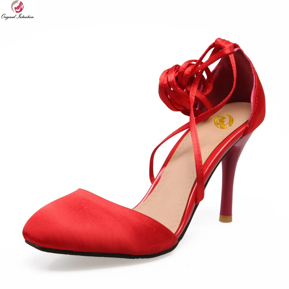 Original Intention Elegant 2016 Women Sandals Thin Heels Sandals Soft Leather Black Beige Purple Red Shoes Woman US Size 4-13
Original Intention Elegant 2016 Women Sandals Thin Heels Sandals Soft Leather Black Beige Purple Red Shoes Woman US Size 4-13