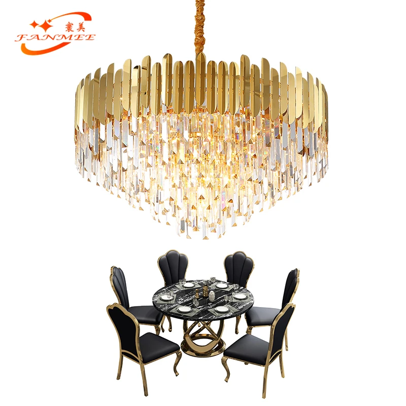 Modern Chandelier Crystal Lighting Hotel LED Chandelier Lustre de Cristal Pendant Hanging Lamp Living Dining Room Lighting
Modern Chandelier Crystal Lighting Hotel LED Chandelier Lustre de Cristal Pendant Hanging Lamp Living Dining Room Lighting