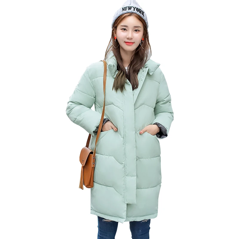 Winter coats long 2019 new Korean feather padded cotton jacket thicker small warm coat Slim female clothing vestidos YL211
Winter coats long 2019 new Korean feather padded cotton jacket thicker small warm coat Slim female clothing vestidos YL211