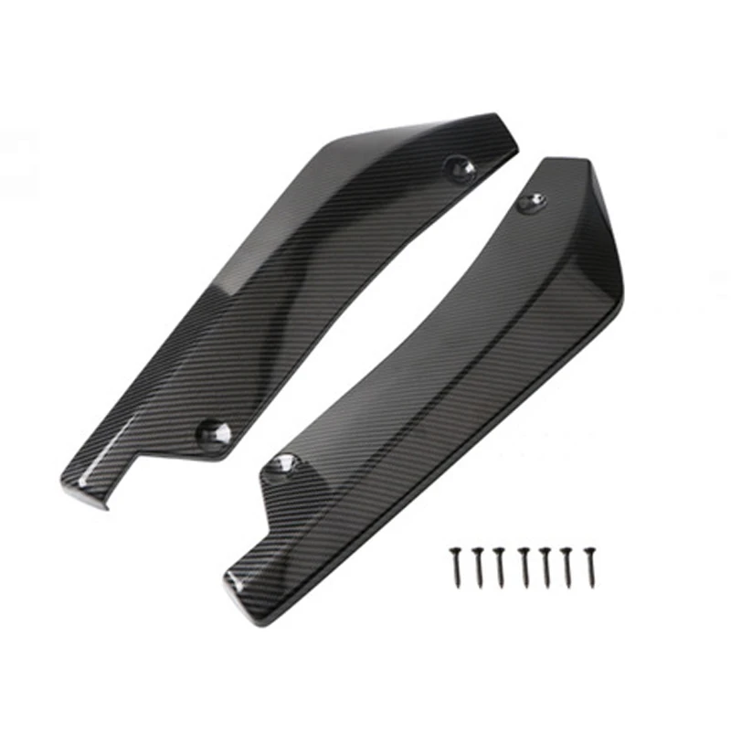 Universal Carbon Fiber Car Rear Lip Angle Splitter Diffuser Bumper Spoiler Winglet Wings Anti-crash modified Car Body Side Skirt
Universal Carbon Fiber Car Rear Lip Angle Splitter Diffuser Bumper Spoiler Winglet Wings Anti-crash modified Car Body Side Skirt