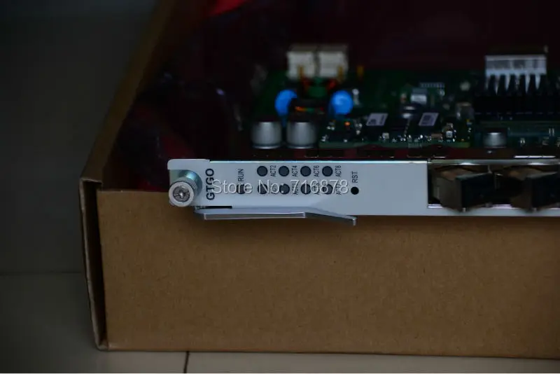 GTGOG B+ 8 ports GPON OLT line card GTGOG (with 8 class B+ T/R SFP) use for ZXA10 C300 and ZXA10 C320
GTGOG B+ 8 ports GPON OLT line card GTGOG (with 8 class B+ T/R SFP) use for ZXA10 C300 and ZXA10 C320