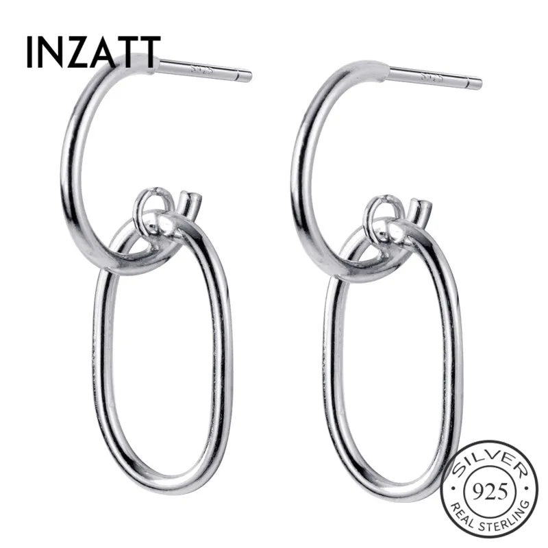 INZATT Real 925 Sterling Silve Geometric Round Hoop Earrings For Fashion Women Party Minimalist Fine Jewelry 2019 Accessories
INZATT Real 925 Sterling Silve Geometric Round Hoop Earrings For Fashion Women Party Minimalist Fine Jewelry 2019 Accessories