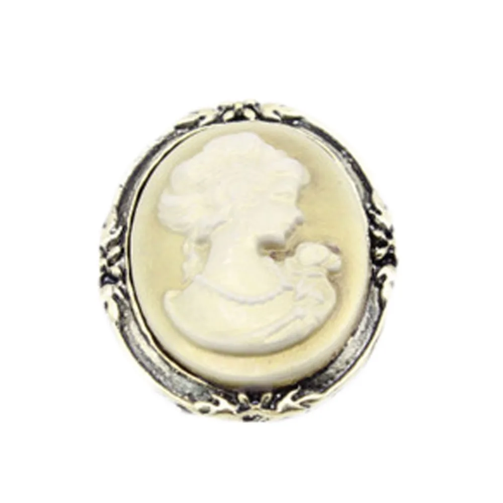 

Women's Fashion Style Queen Head Portrait Brooch Vintage Cameo Elegant Brooch For Antique Wedding Jewelry