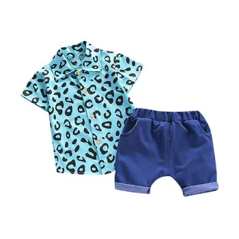 Summer Baby Boys Short Sleeve Cartoon Bear Print Tops Blouse Shirt+Shorts Children Casual Outfits Sets
Summer Baby Boys Short Sleeve Cartoon Bear Print Tops Blouse Shirt+Shorts Children Casual Outfits Sets