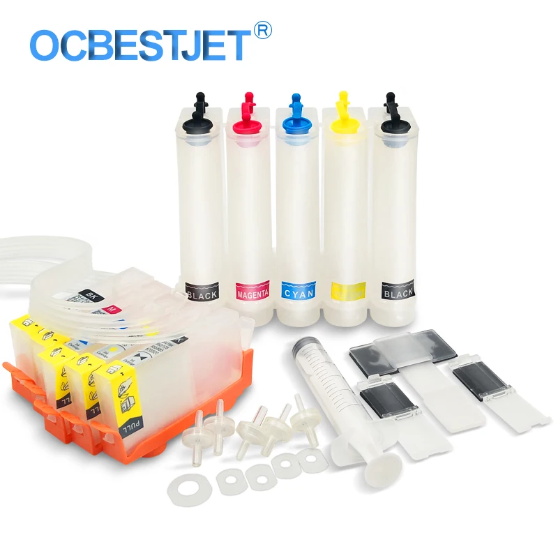 5 Colors For HP 862 862XL Continuous Ink Supply System CISS Ink Tank For C6300 C6324 C6375 C6380 C6383 C6388 D5400 D5460 D5468
5 Colors For HP 862 862XL Continuous Ink Supply System CISS Ink Tank For C6300 C6324 C6375 C6380 C6383 C6388 D5400 D5460 D5468