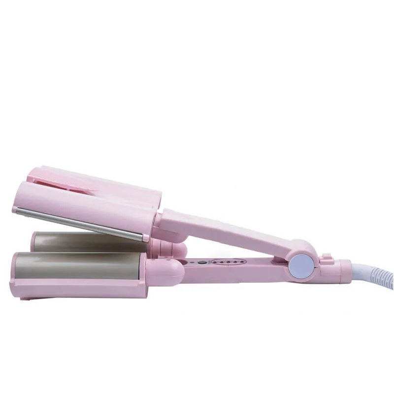 32mm Ceramic Three tube Hair curler Triple Barrel Deep Wave water ripple egg rolls hair curling iron Hair Styling tool P42
32mm Ceramic Three tube Hair curler Triple Barrel Deep Wave water ripple egg rolls hair curling iron Hair Styling tool P42