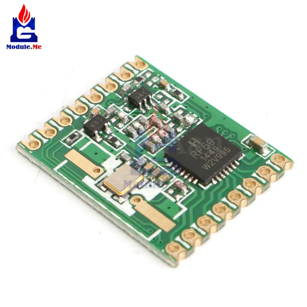 RFM69HW 868Mhz Transceiver Module High Integrated HopeRF Wireless 868S2 Module SPI 1.8-3.6V DC 0-800M Distance
RFM69HW 868Mhz Transceiver Module High Integrated HopeRF Wireless 868S2 Module SPI 1.8-3.6V DC 0-800M Distance