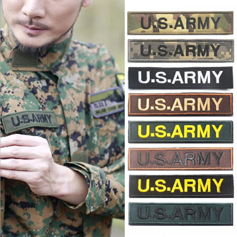 3D Embroidered Badge Stamp US Army Clothing Backpack Embroidery Army Fan Personality Strip USARMY Backpack Sticker Badge Sticker
3D Embroidered Badge Stamp US Army Clothing Backpack Embroidery Army Fan Personality Strip USARMY Backpack Sticker Badge Sticker