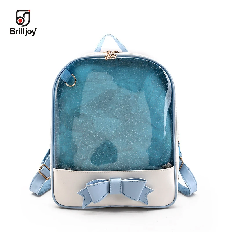 Brilljoy Backpack Cute Clear Transparent Bow Ita Bag Harajuku School Bags For Teenage Girls Rucksack Kids Kawaii Backpack Itabag
Brilljoy Backpack Cute Clear Transparent Bow Ita Bag Harajuku School Bags For Teenage Girls Rucksack Kids Kawaii Backpack Itabag