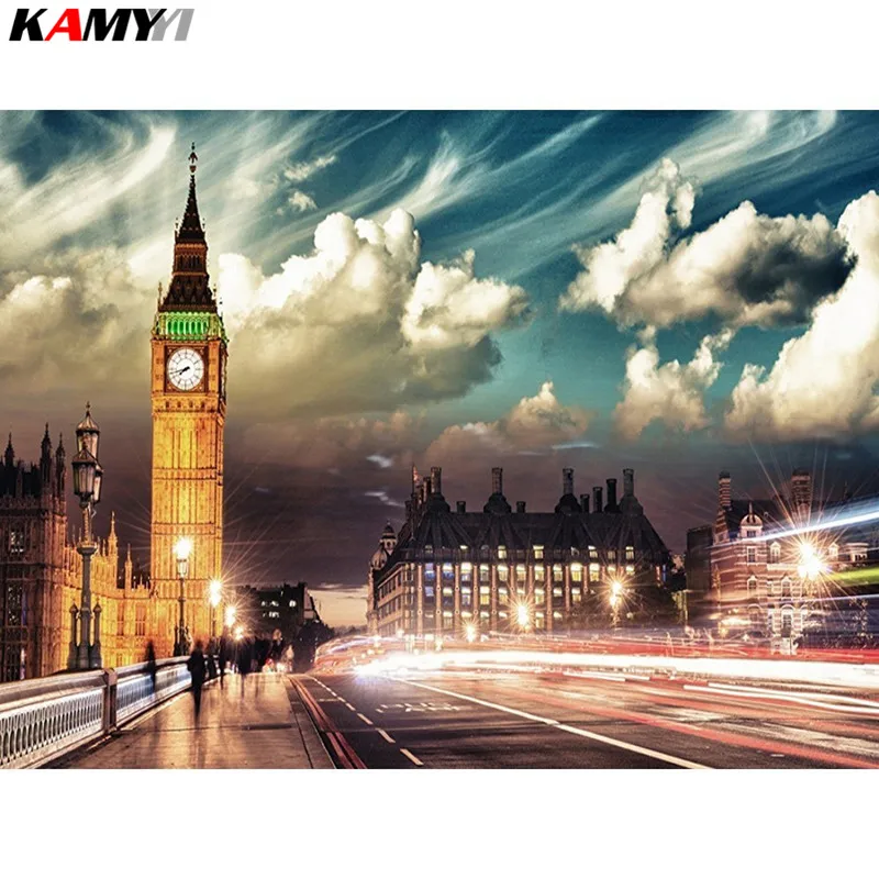 DIY Mosaic Diamond Embroidery Landscape Full Square/Round Drill Decoration Home Diamond Painting Cross Stitch Big Ben XY1
DIY Mosaic Diamond Embroidery Landscape Full Square/Round Drill Decoration Home Diamond Painting Cross Stitch Big Ben XY1