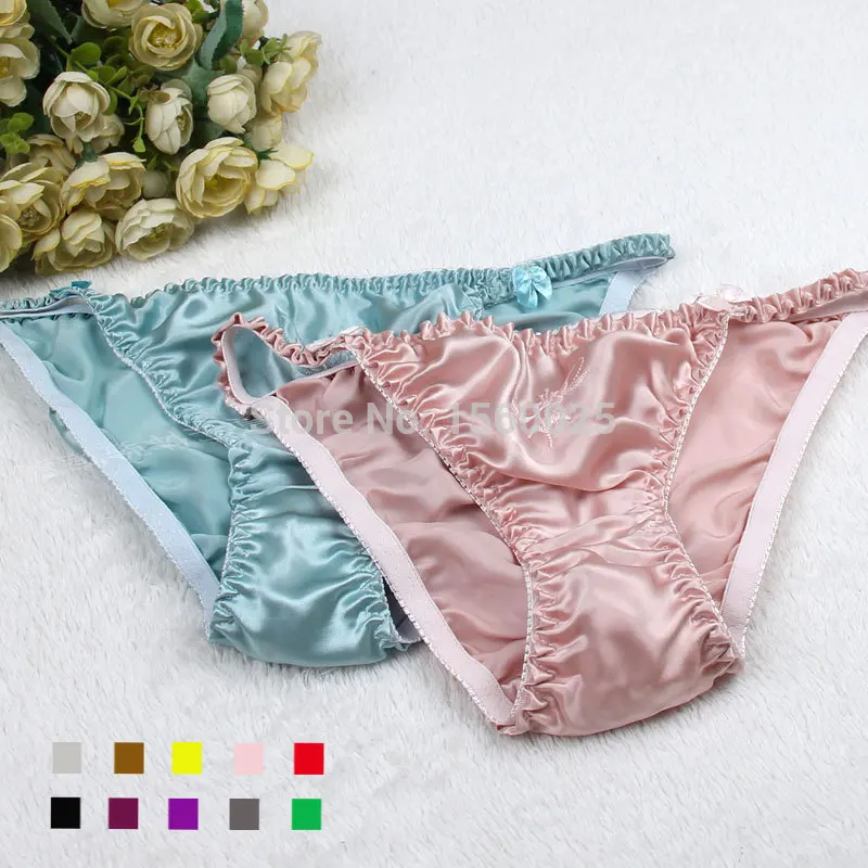 Sexy Pure silk Panties Women 100% Mulberry Silk Briefs Low-waist Lingerie T Thongs M/L/XL/XXL FREE SHIPPING
Sexy Pure silk Panties Women 100% Mulberry Silk Briefs Low-waist Lingerie T Thongs M/L/XL/XXL FREE SHIPPING