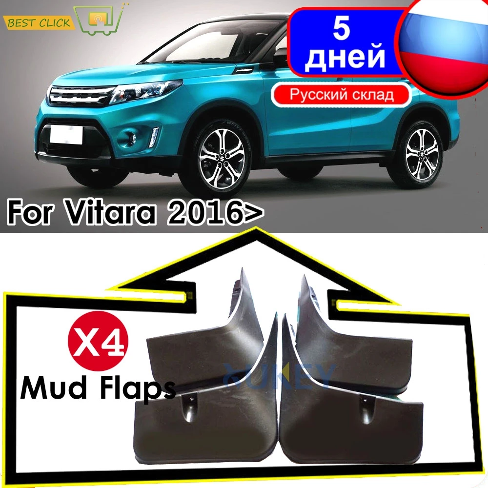 Автомобильные Брызговики для Suzuki Vitara / Edcudo 2016 2017 2018 2019 крыло брызговиков Передняя